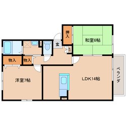 近鉄奈良駅 バス10分  南方町下車：停歩2分 2階の物件間取画像